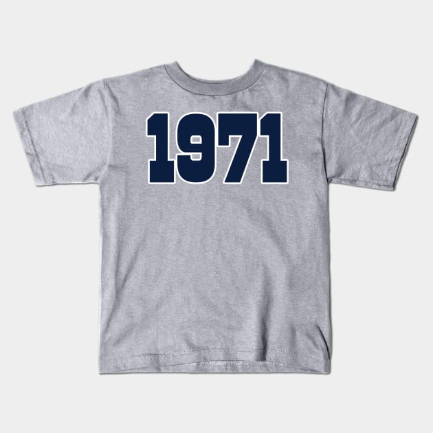 Dallas LYFE 1971 World Champs! Kids T-Shirt by OffesniveLine